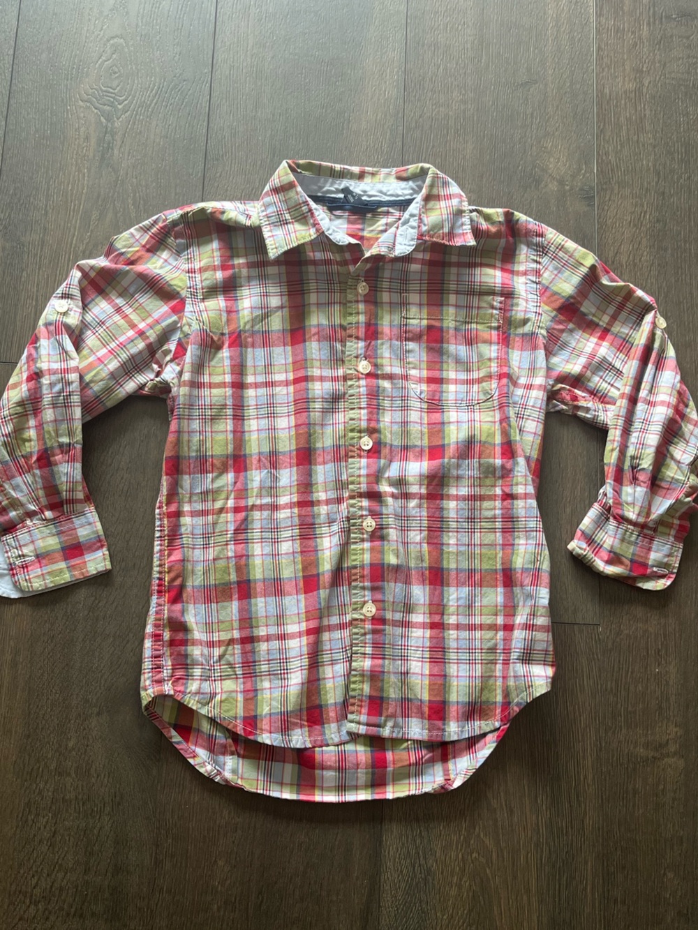 GAP Plaid Button Down Shirt